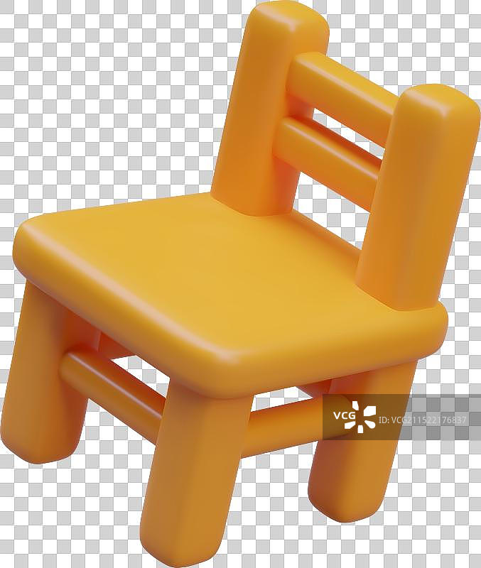 带靠背的经典木制椅子图片素材