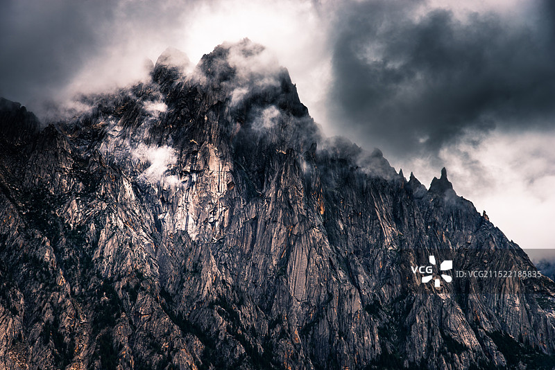 川西石头山图片素材