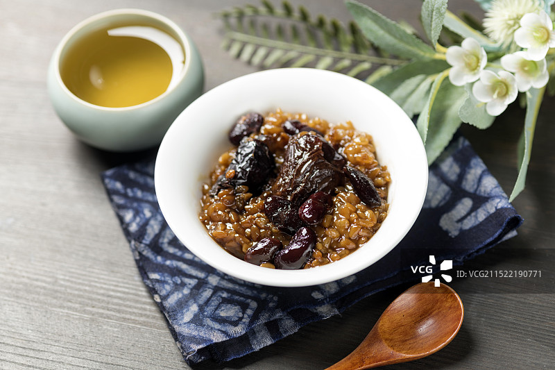 陕西小吃甑糕特写图片素材