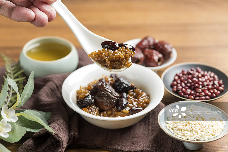 陕西小吃甑糕特写图片素材