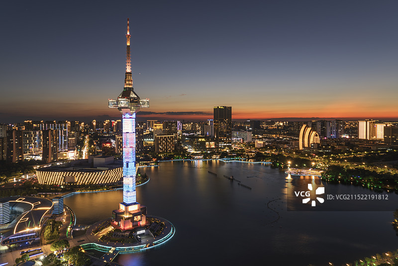 盐城盐立方电视塔图片素材