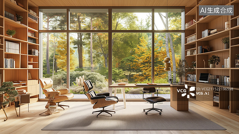 【AI数字艺术】室内样板房家居设计图片素材