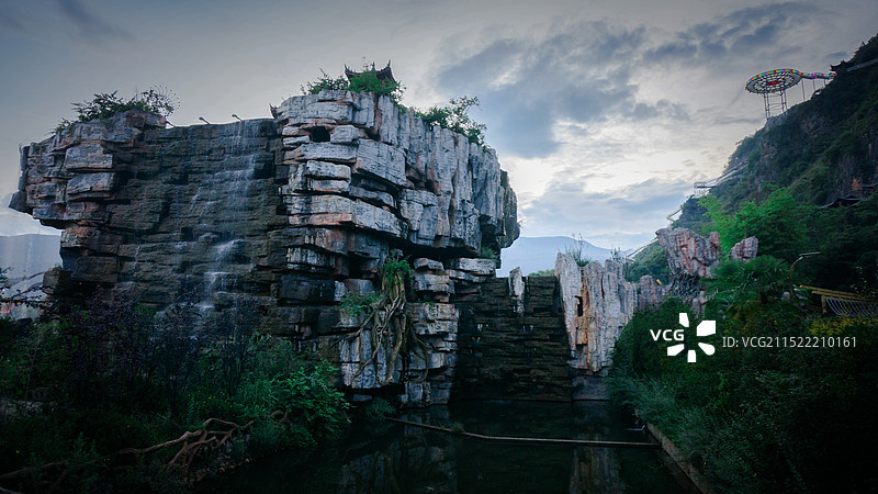 丽江观音峡景区图片素材