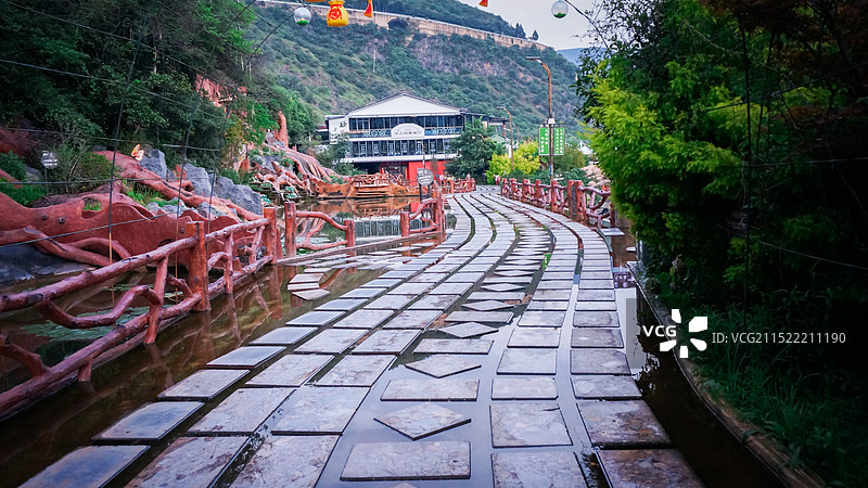 丽江观音峡景区图片素材