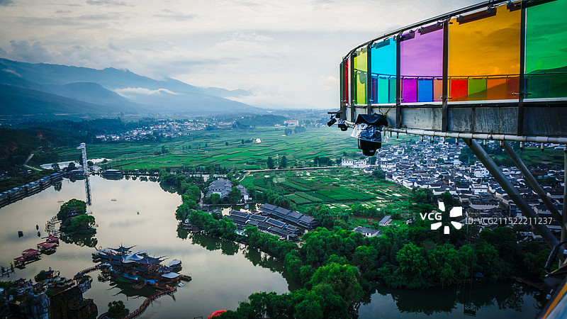 丽江观音峡景区图片素材