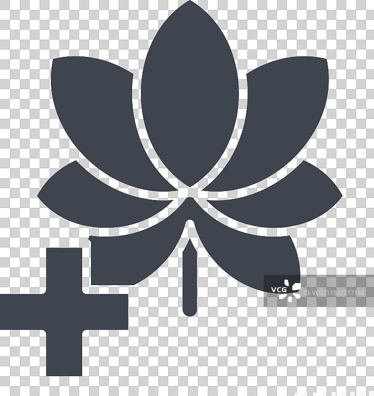 草药疗法与世界癌症相关图标图片素材