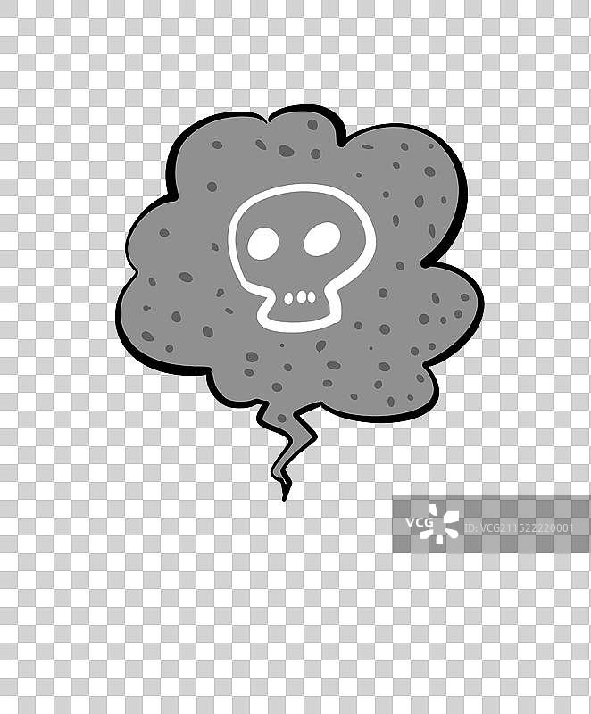 带骷髅头的毒雾图片素材