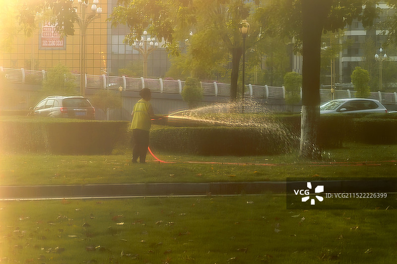 城市美容师图片素材