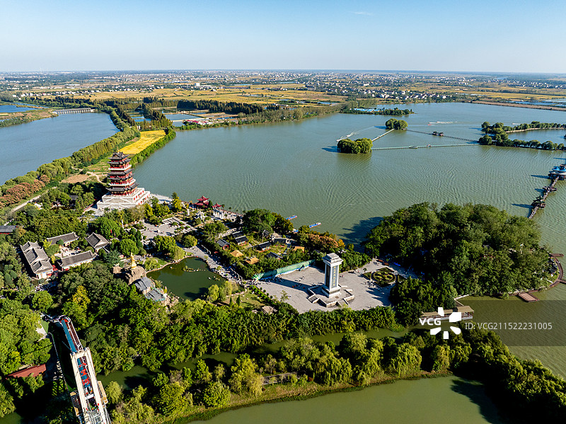 安徽颍上八里河风景区图片素材