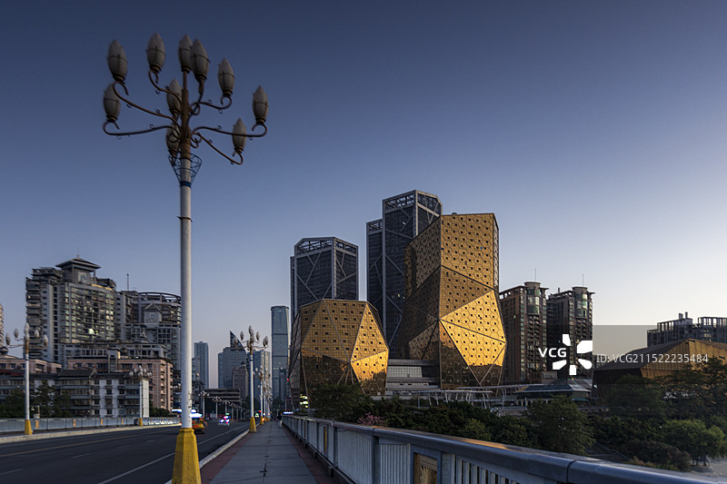 柳州风情港晨影图片素材