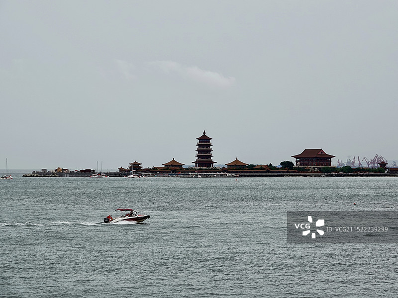 蓬莱阁景区会仙阁图片素材