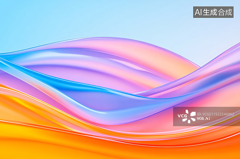 【AI数字艺术】蓝色会议kv主视觉活动主画面背景设计图片素材