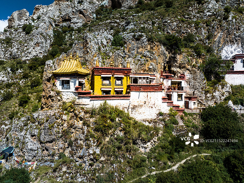 西藏拉萨 扎叶巴寺图片素材