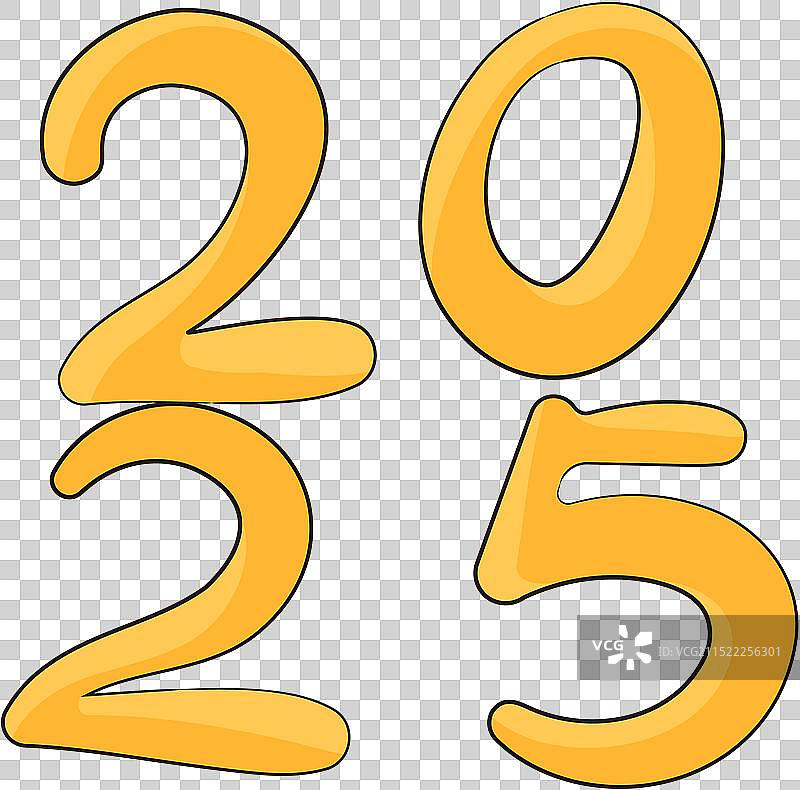 2025数字-背景图片素材