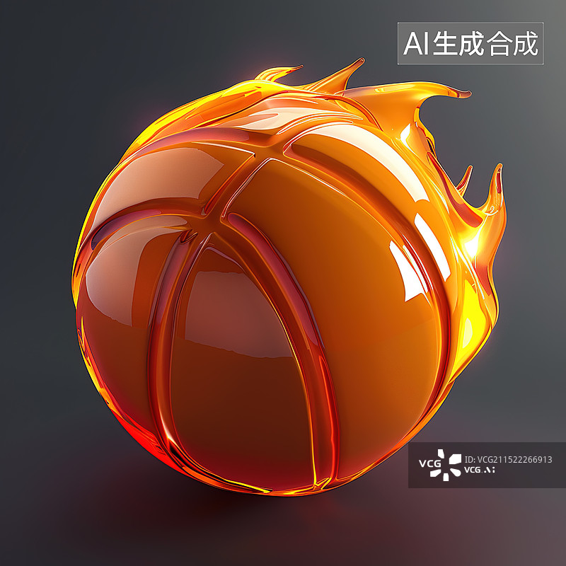【AI数字艺术】篮球 篮球特写图片素材
