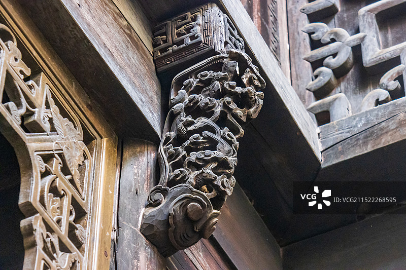 安徽省黄山市西递古村图片素材