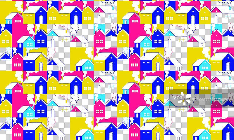 2024年圣诞节假日图案明信片图片素材