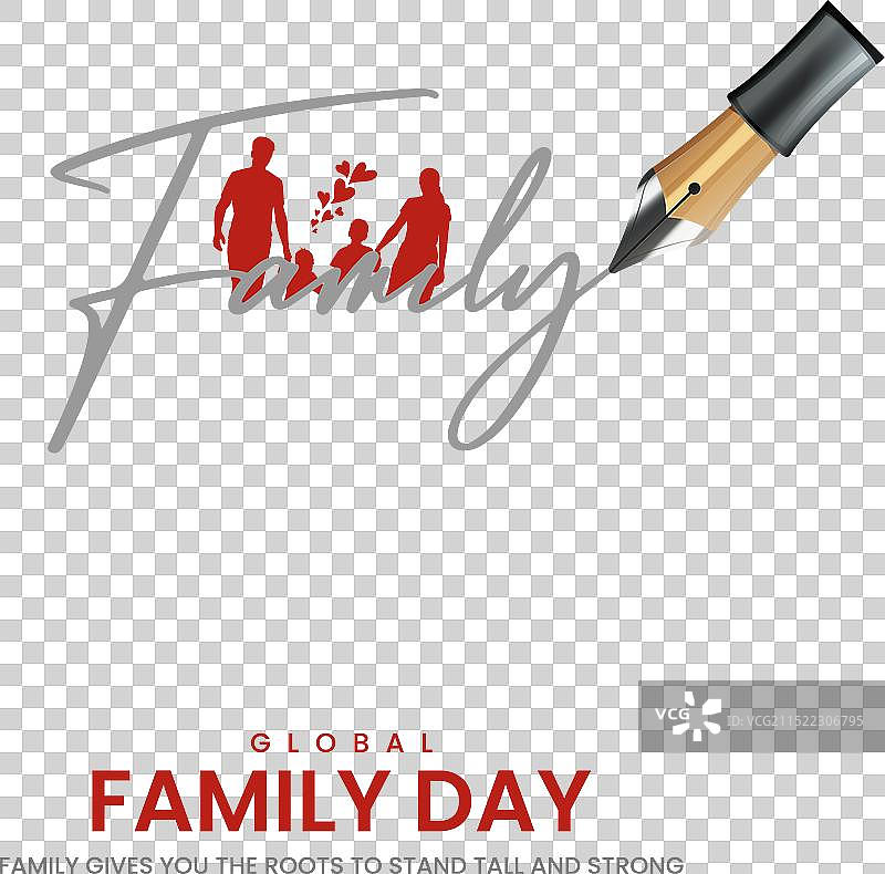 国际家庭日创意图片素材