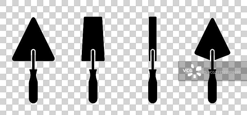 砌砖泥刀手工工具图片素材