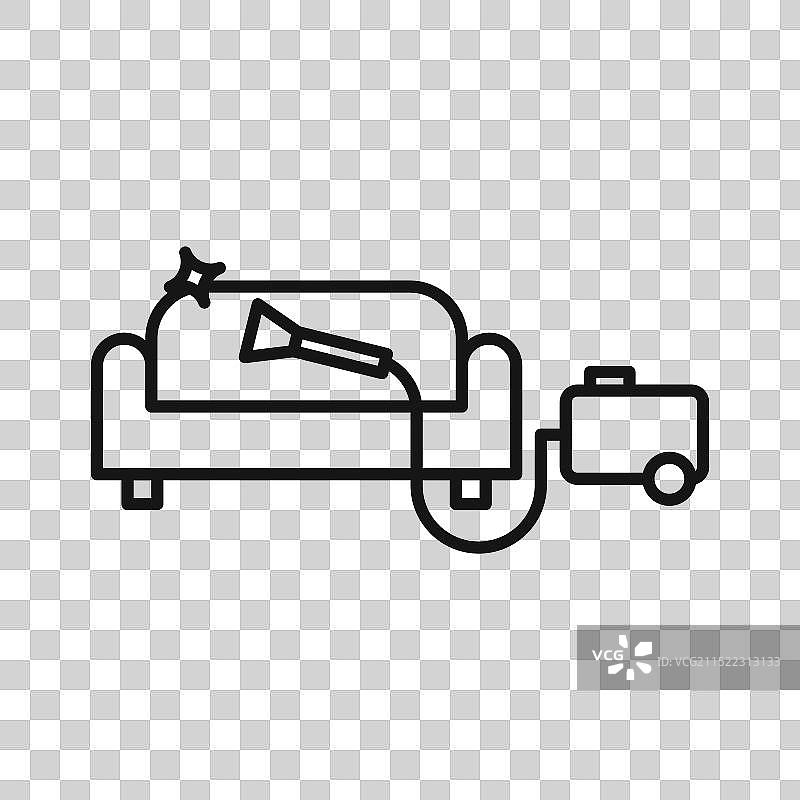 家具干洗图标黑色线条艺术图片素材