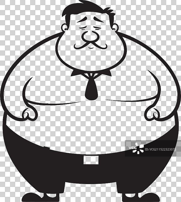 黑色圆形图标徽章：粗壮的符号图片素材