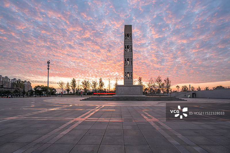 江西九江1998抗洪纪念馆广场图片素材