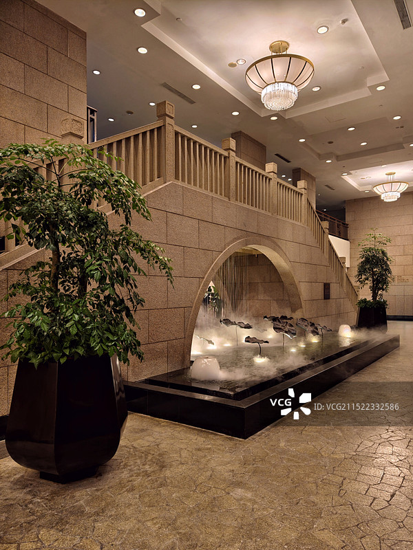 苏州吴宫泛太平洋酒店室内装饰特写镜头图片素材