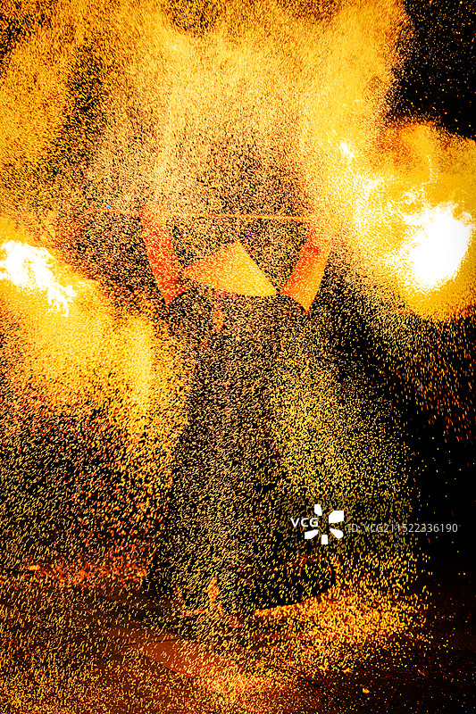 火壶表演图片素材