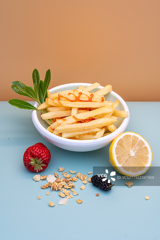 炸鸡 薯条 鸡排 烤翅图片素材