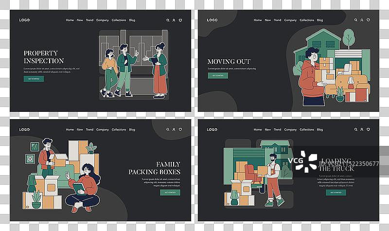 搬出公寓图片素材