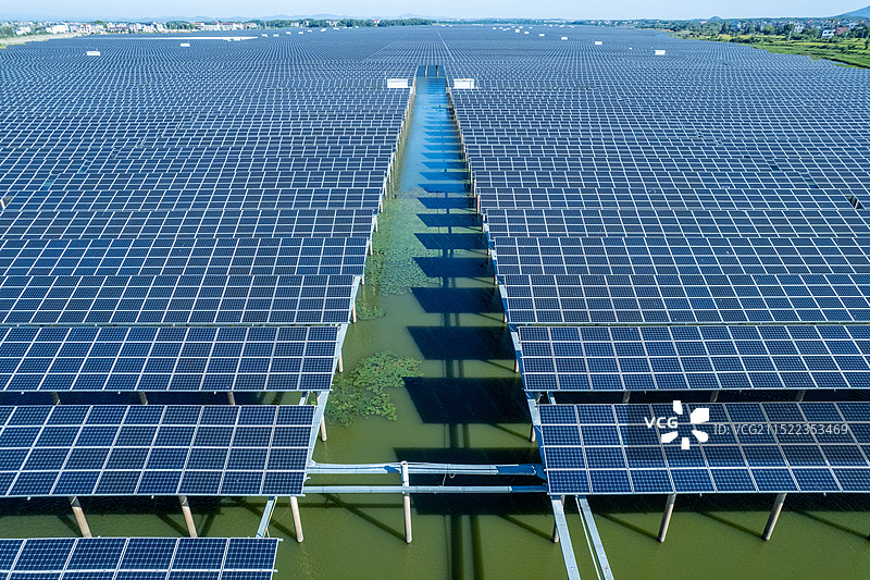 太阳能光伏电站图片素材