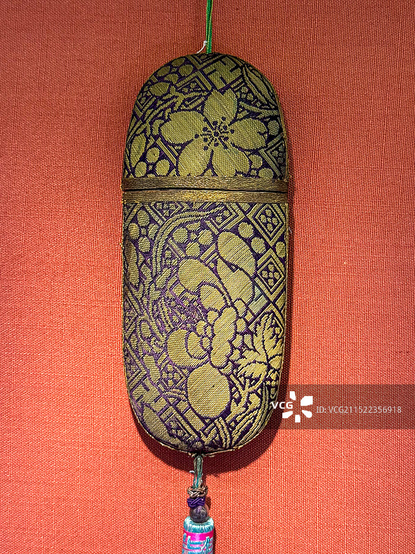 古代服饰 清朝香囊挂件 中国丝绸博物馆图片素材