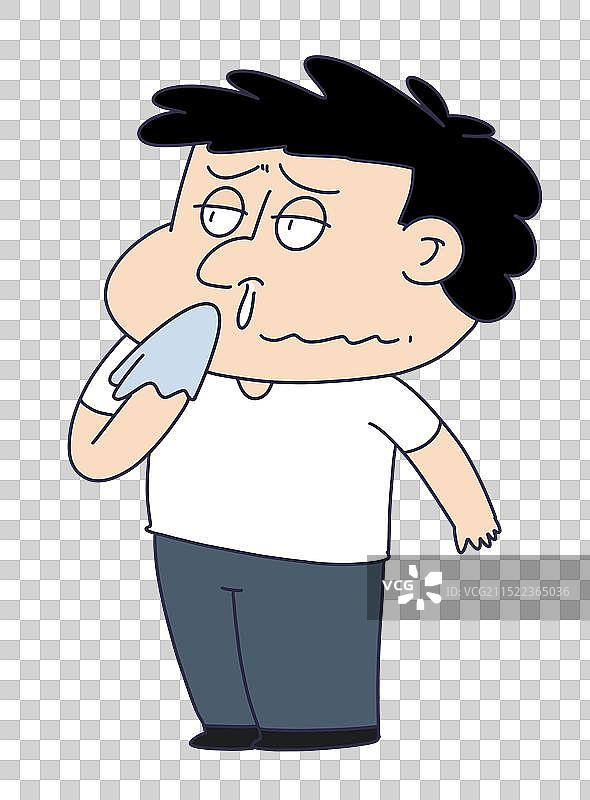 流鼻涕的患者图片素材