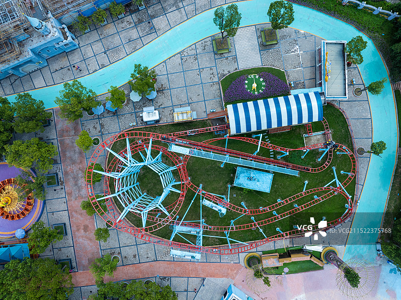 温州乐园-温州游乐场-拍摄于温州瓯海区茶山镇图片素材