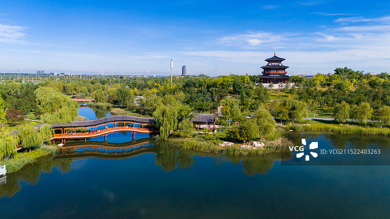 雄安新区悦容公园图片素材