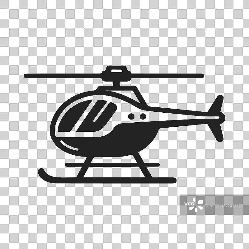 直升机正面视图图标图片素材