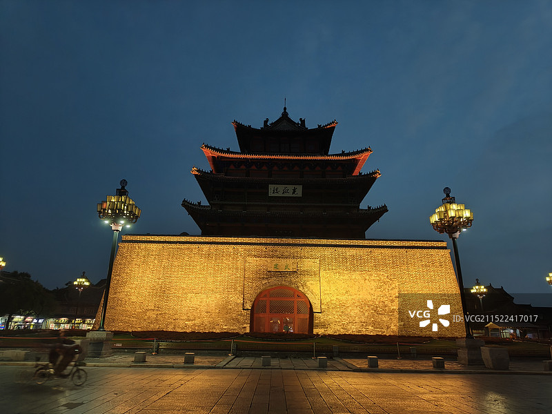 聊城光岳楼图片素材