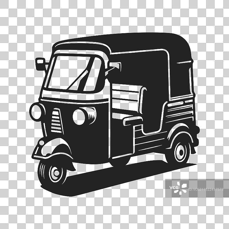 嘟嘟车的图标符号图片素材