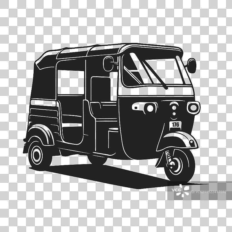 嘟嘟车的图标符号图片素材