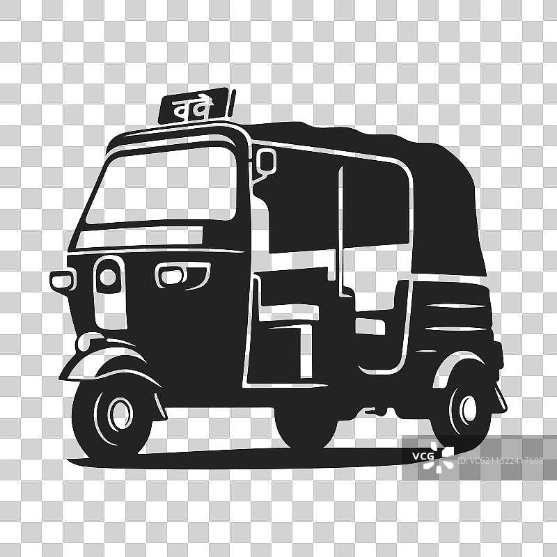 嘟嘟车的图标符号图片素材