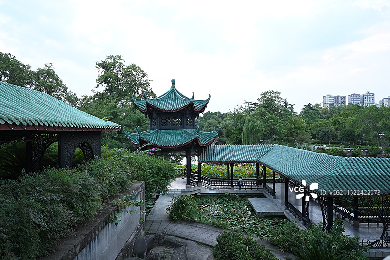 成都宝光桂湖文化旅游区图片素材