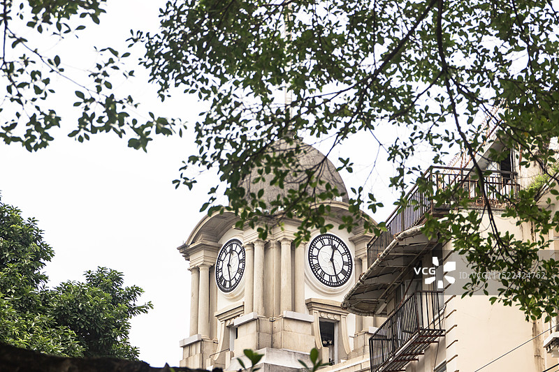 广州粤海关建筑外观图片素材