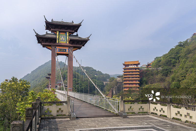 重庆丰都鬼城阴阳桥图片素材