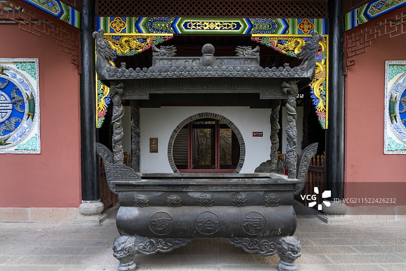 重庆丰都鬼城名山风景区哼哈祠图片素材