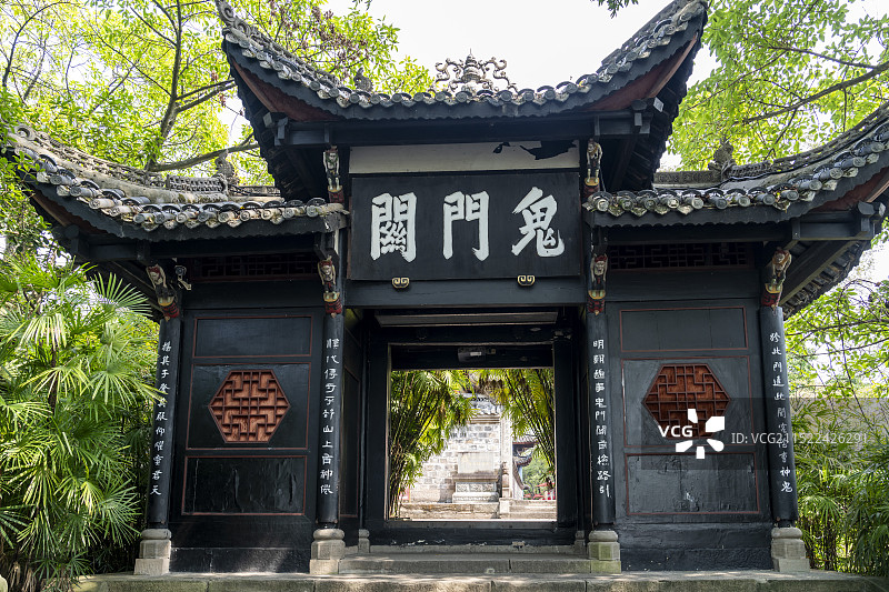 重庆丰都鬼城鬼门关图片素材