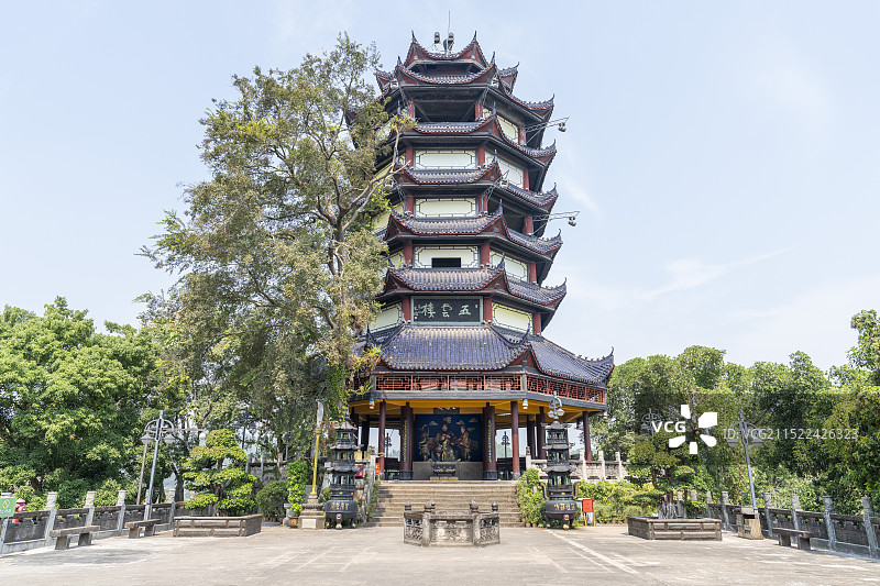 重庆丰都鬼城名山风景区五云楼图片素材
