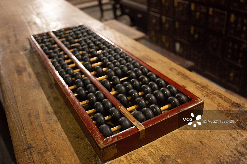 中医算盘珠算图片素材