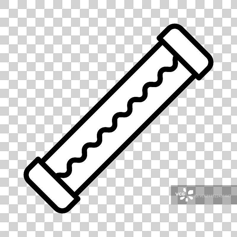 黑白线性保险丝标志图片素材