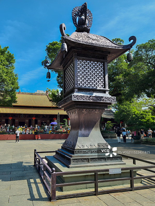 光孝寺的摩利宝珠塔特写镜头图片素材