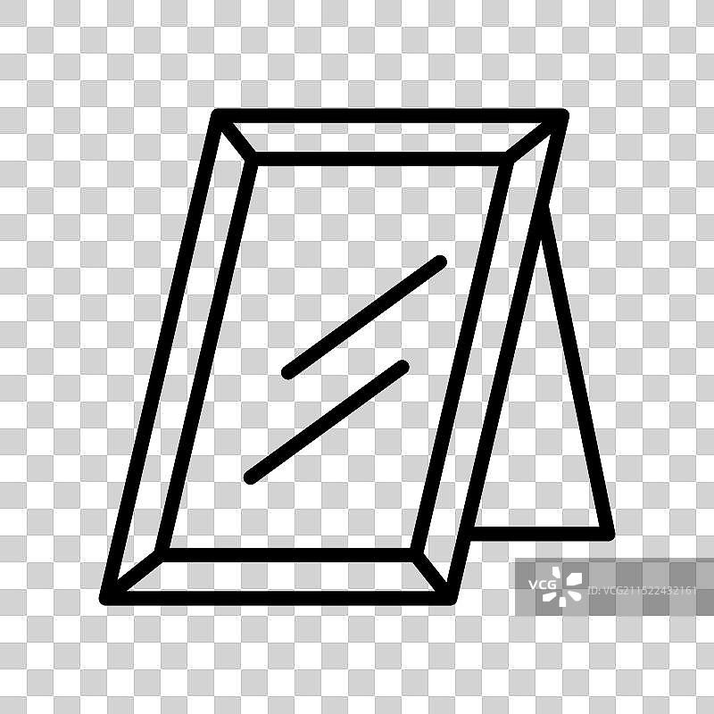 黑色相框图标线性Logo标志图片素材